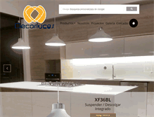 Tablet Screenshot of decorluces.com